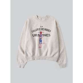 앤하츠 [단독] French Muse Artwork Sweatshirt_OATMEAL