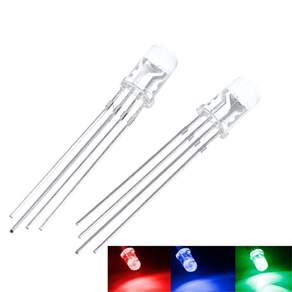 F5 RGB LED 소자 100P 키트 캐소드/애노드