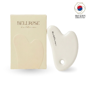 [국산]벨로즈 세라믹 괄사 얼굴 두피 바디 도자기 마사지 마사지기 도구