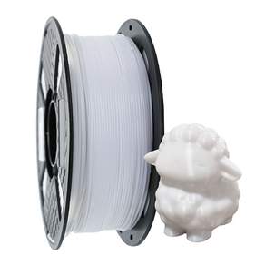 CC3D PETG 필라멘트 1.75mm 스노우 화이트 1kg 스풀 더 강한 3D 프린터 PETG 필라멘트 1kg 스풀(2.2파운드) 깔끔하게 감겨 있고 막힘 없음 대부분의 FDM