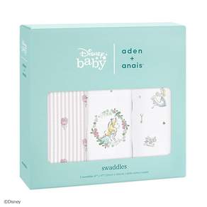 aden + anais 에이든앤아나이 아기 속싸개 앨리스 3개입 120x120cm 디즈니 디자인