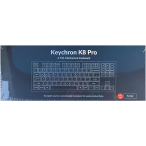 키크론 K8 PRO 알루미늄 RGB 기계식 핫스왑 저소음 유무선겸용 텐키리스 키보드