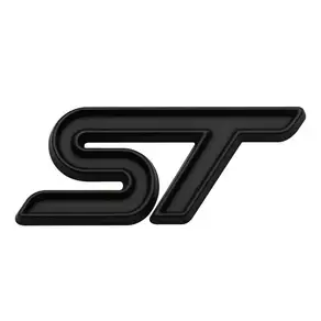 3D 금속 ST 포드 ST Fiesta Focus Edition KUGA Mondeo Focus X 2 3 용 자동차 스티어링 휠 엠블럼 배지