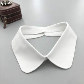 하이유니 심플 베이직 페이크 넥 카라