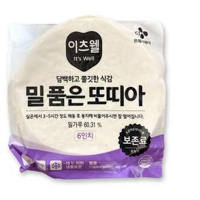 이츠웰 밀품은또띠아 (6인치 12장 240g) X10 간편조리용 손쉬운조리 대량할인 대량
