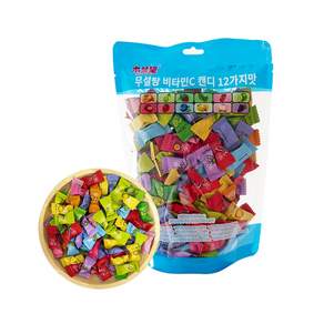 무설탕 비타민C 캔디 12가지맛 200g