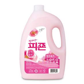 피죤 2500ml 핑크로즈 일반 섬유유연제 핑크