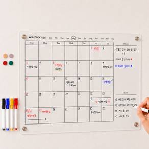 A의취향 아크릴 자석 메모 보드