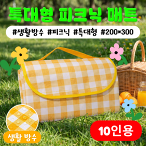 뮈아르 프리미엄 두툼한 피크닉 캠핑 야외 방수 휴대용 돗자리