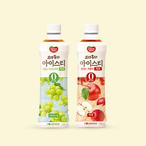 [동원] 보성홍차 아이스티 제로 애플 500ml 12개 + 샤인머스캣 500ml 12개
