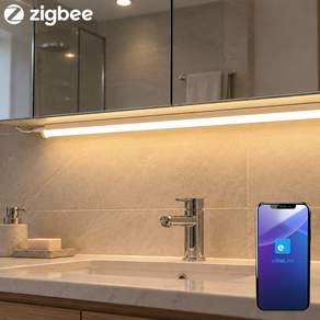 LED 루카 IOT T5 1200mm 20w 지그비 리모컨 밝기조절 색상변환 우물천장 신발장 간접조명 일자등