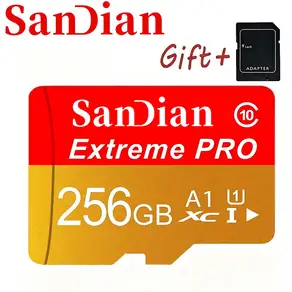 64GB 256GB 128GB 고급 마이크로 TF SD 카드 메모리 카드 C10 UHS-I (GoPro/바디 카메라/태블릿/PC/스마트 TV용)