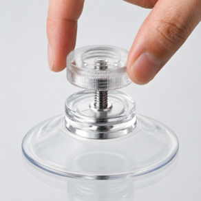 지구원 나사 볼트형 고정 압축 압착 큐방 흡착판 41mm