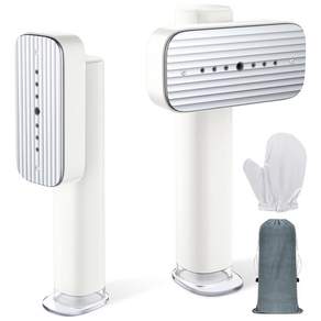 LEXY 2in1 핸디형 스팀다리미 180도 회전 휴대용 여행용 가정용 스팀다리미 1200W 걸이식/평면 다림질