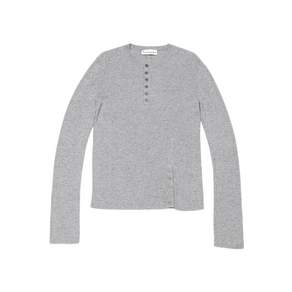 [국내정품] 스키즘 인듀싱 긴팔 BUTTON SLIT HENLEY KNIT GREY 249644