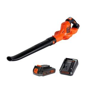 블랙앤데커 무선 콤팩트 충전 송풍기 GWC1820PCF + 배터리 BL2018 + 충전기 BDC2A 세트