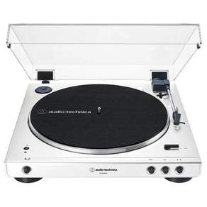 [audio-technica] 올 화이트 리미티드 에디션 자동 벨트 드라이브 무선 블루투스 턴테이블 AT-LP60XBT WW [공식수입원]