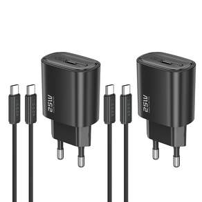 Toocki c타입 25W PD3.0 PPS 고속 충전기 + C TO C 케이블 세트
