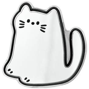 영스피플 심플 거울 스마트톡 그립 귀여운 냥이 톡거치대 스마일 미러 핸드폰 휴대폰 홀더