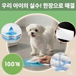 포스트머스 덮어두면 흡수응고 소변 티슈