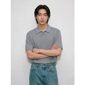 매장정품 HANGTEN 행텐 남성 텍스쳐 카라 넥 니트_053(10570-040-401-45) 10570-040-401-45 1882594