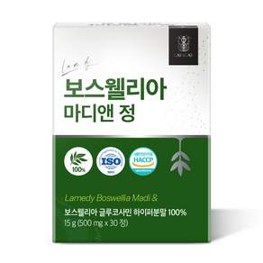 랩온랩 정품 보스웰리아 마디앤정, 1개, 30정