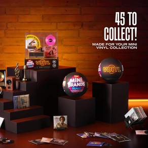 (수입 LP) Mini Brands! Really Works Vinyl Pack [4 RANDOM Mini Vinyl Records]