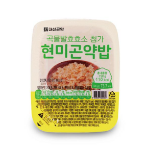 대신물산 곡물발효효소 첨가 현미곤약밥