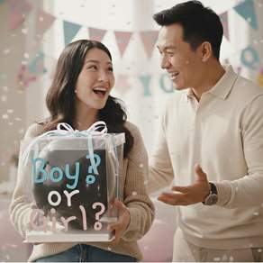 블룸앤 설렘폭발 젠더리빌 풍선 대형 베이비샤워 파티 성별공개