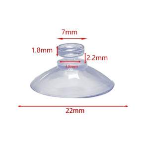 22mm 투명 큐방 흡착판 강력 고정 2.2cm 소형 흡착고리 유리창 차량용 12개입 장애인표식 장애인표지 아파트표식 아파트표지 앞유리부착