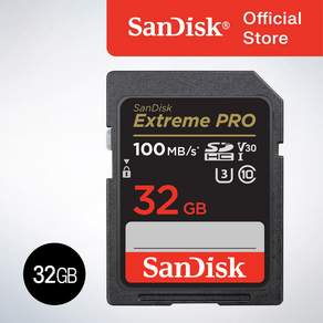 샌디스크코리아 공식인증정품 SD메모리카드 SDHC Extreme Pro 익스트림 프로 UHS-I SDXXO 32GB
