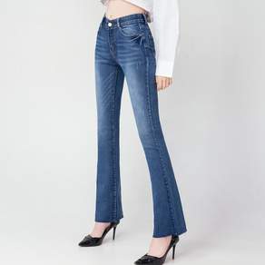 엘블로썸 여성 스판좋은 인밴드 슬림 롱 부츠컷 청바지 (3단기장 키별)