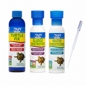 에이피아이 거북이용 물갈이제 118ml 3종 세트 스포이드