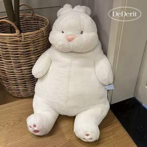데데리트 안고자는 보들보들 귀여운 토끼 뚠뚠이 애착 선물용 봉제 인형 60cm