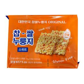 메고지고 찹쌀누룽지 스위트 쌀과자 12p