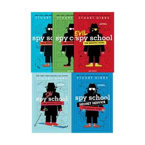 Spy School the Graphic Novel 시리즈 페이퍼백 5종 세트 Paperback 미국판 9000000360135 2475342