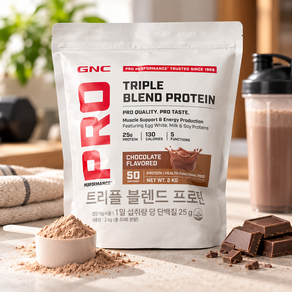 GNC 트리플 블렌드 프로틴 초코 단백질쉐이크 코스트코 2kg 1개