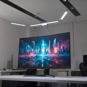 아이클 책상스탠드 모니터조명 학생스탠드 LED 시력보호스탠드 공부스텐드 3단 접이식