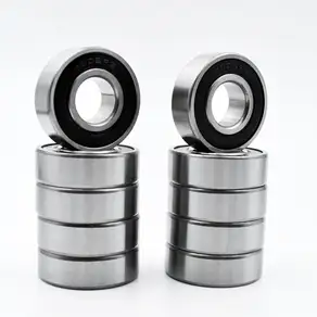 2pcs 6202 2RS ​​ZZ 15*35*11mm 2Z DDU 6202ZZ 내경 15mm 크롬 강철 깊은 홈 볼 베어링