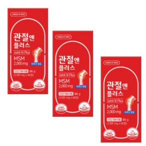 그린스토어 관절엔플러스 MSM 2000mg 조인트엔플러스