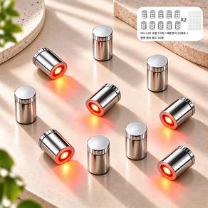미니 LED 스포트라이트 10개 세트 미니어처 모형 DIY 장식용 조명 파티/축제 분위기 연출 다양한 조명 컬러 가능
