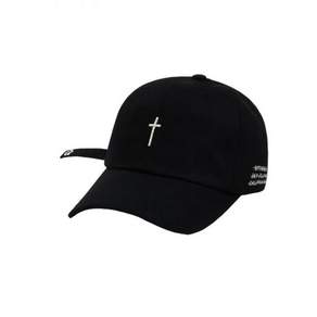 CALIPH ASH X STIGMA BASEBALL CAP BLACK