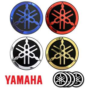당일발송 사은품증정 오토바이스티커 카울부착 YAMAHA 원형로고 야마하 스크린 바디엠블럼 스쿠터 바이크 튜닝