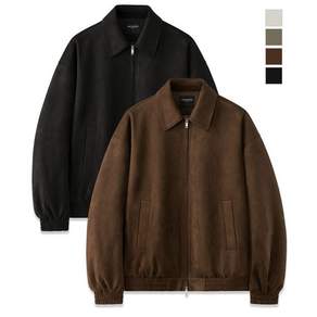 UNTAPPED STUDIO 2WAY 비건 스웨이드 블루종 자켓 3Color MUN084