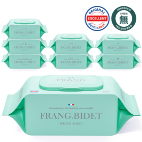 프랑프랑 플라스틱0% 화이트 비데 물티슈 60gsm 무향