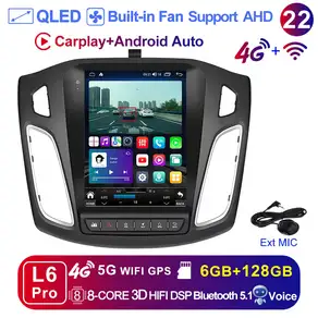 LEHX Pro 자동차 라디오 안드로이드 멀티미디어 14 포드 포커스 3 Mk3 2011-2019 자동 2din Carplay 스테레