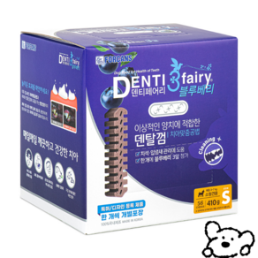 포켄스 덴티페어리 블루베리 디스펜서 56P 강아지 덴탈껌