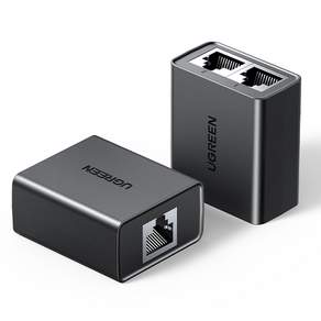 유그린 RJ45 랜 연장 커플러 이중 분배기 커넥터 2p 세트