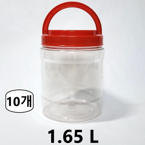 젓갈통 1.65L 핸들 대광구통 된장통 고추장통 페트용기 배송비X 에스디상사