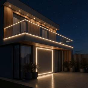 HK Sell 리오스 어댑터 LED 스트립 방수 조명 인테리어 라인 옥외 무드등
